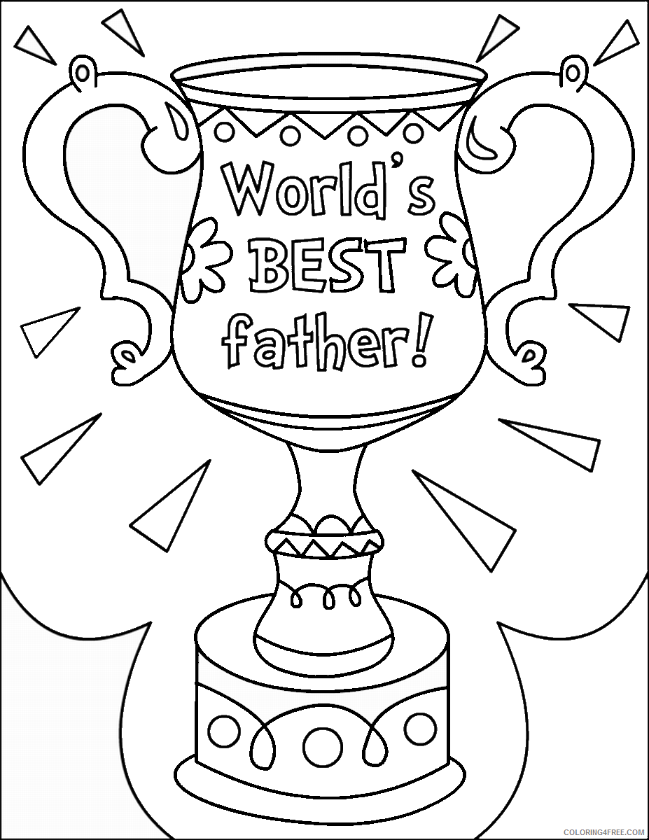 Fathers Day Coloring Pages Holiday fathers_day_coloring_21 Printable 2021 0531 Coloring4free