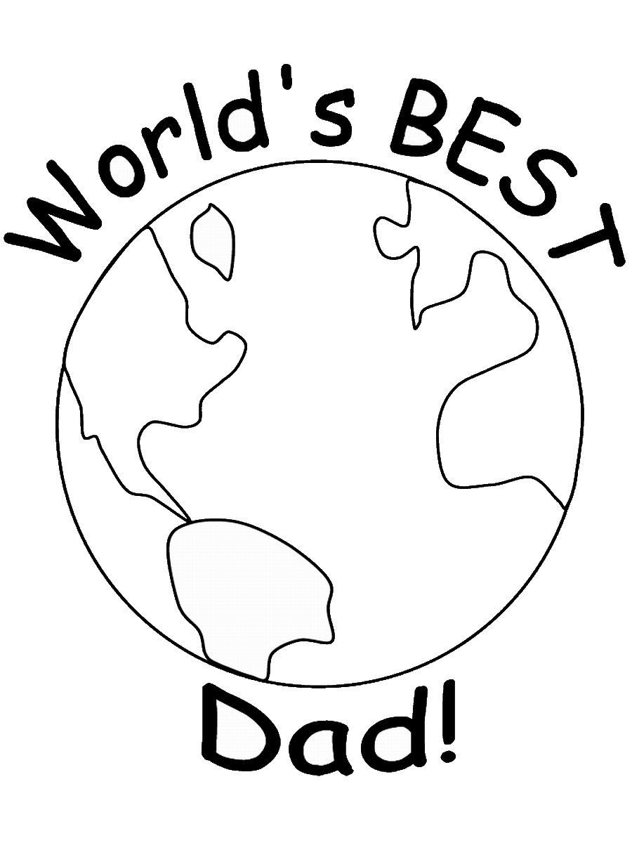Fathers Day Coloring Pages Holiday fathers_day_coloring_4 Printable 2021 0534 Coloring4free