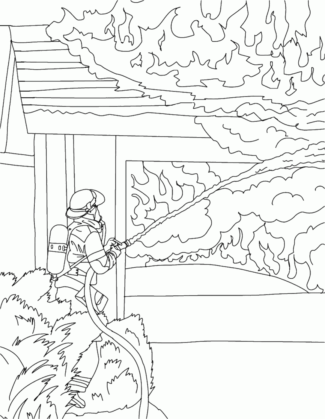 Firefighter Coloring Pages for Kids firefighters_30 Printable 2021 251 Coloring4free