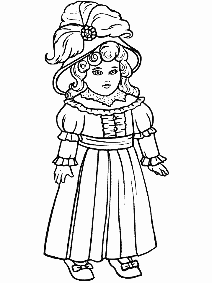 Girl Coloring Pages for Girls 1 Printable 2021 0485 Coloring4free