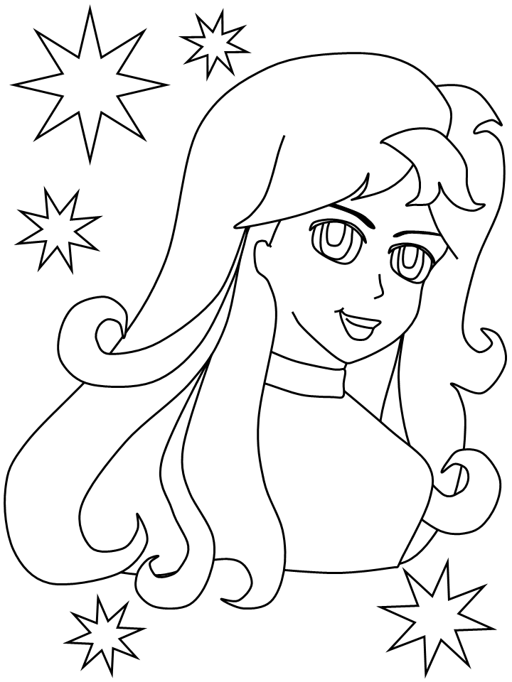 Girl Coloring Pages for Girls 16 Printable 2021 0511 Coloring4free