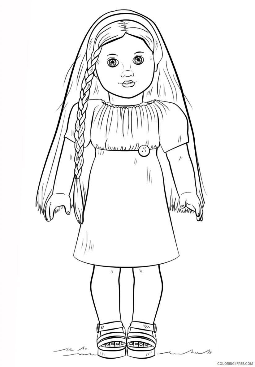 Girl Coloring Pages for Girls American Girl Printable 2021 0515 Coloring4free