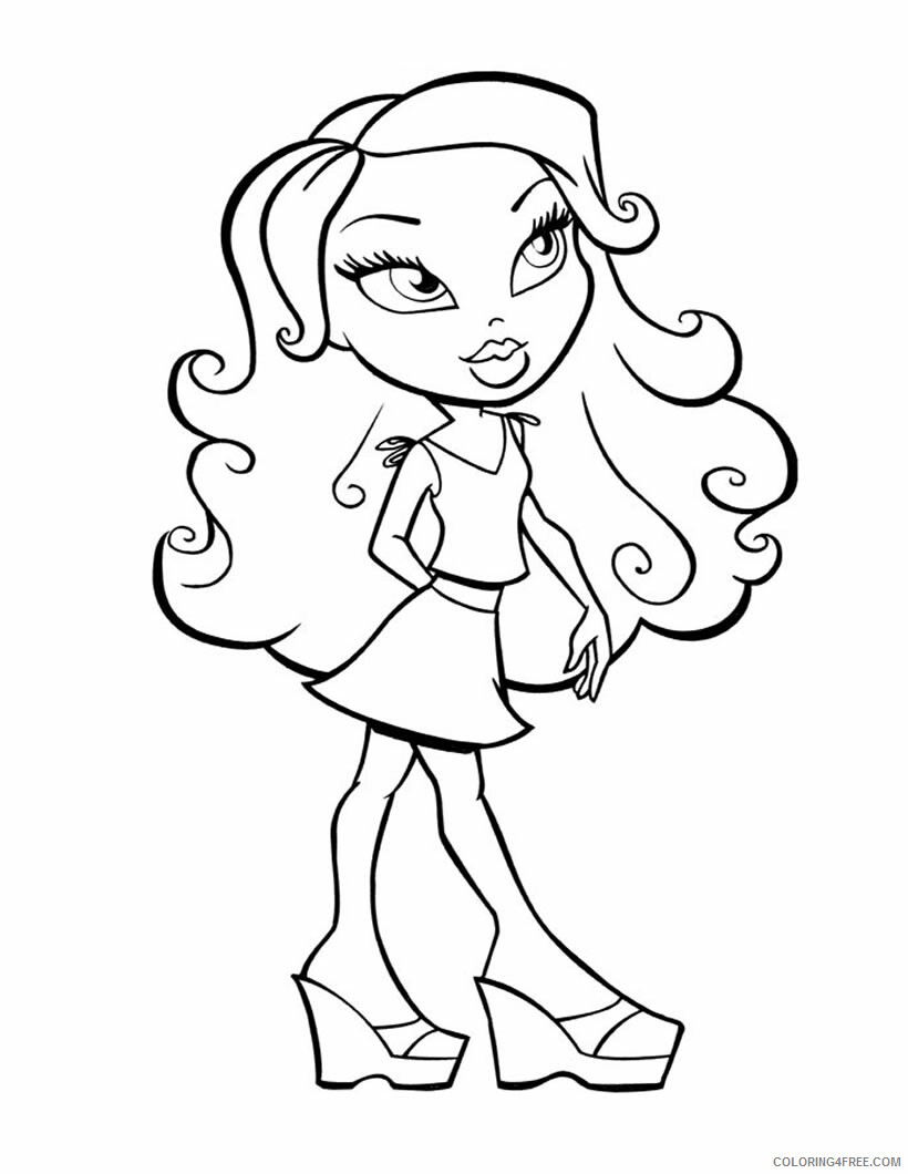 Girl Coloring Pages for Girls Cartoon for Girls Printable 2021 0531 Coloring4free