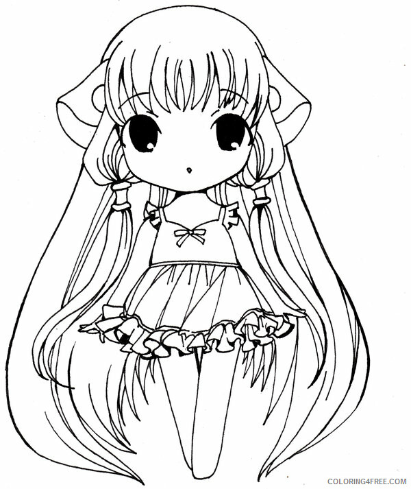 Girl Coloring Pages For Girls Cute Girl Anime Printable 2021 0543 Coloring4free Coloring4free Com - coloring pages roblox girls