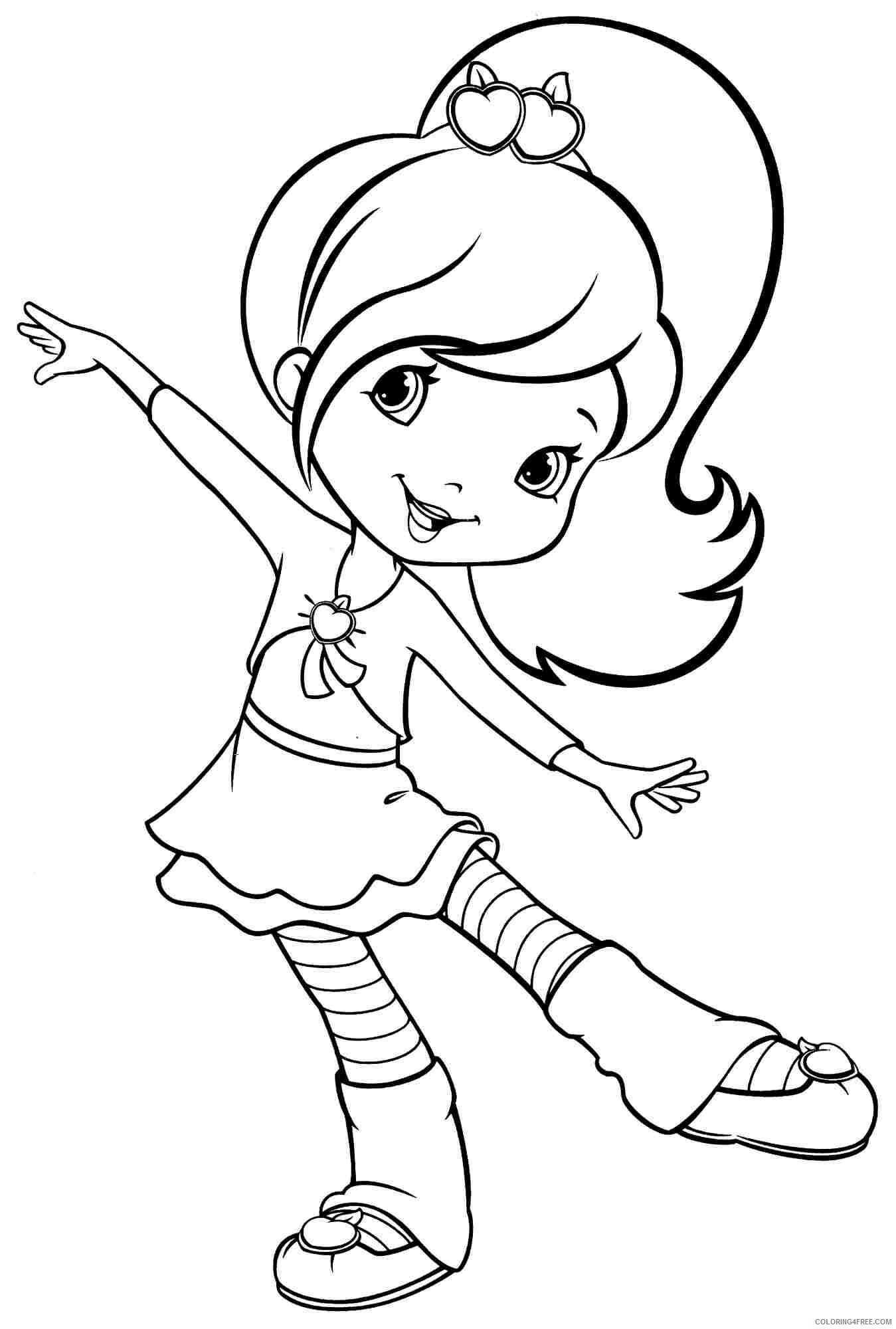 Girl Coloring Pages for Girls Fun for Girls Printable 2021 0553 Coloring4free
