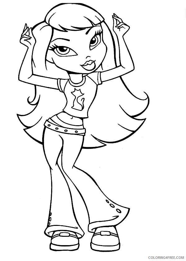 Girl Coloring Pages for Girls Girl Club Dance Printable 2021 0556 Coloring4free