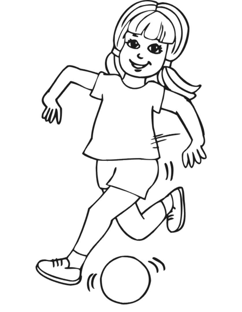 Girl Coloring Pages for Girls Play for Girls Printable 2021 0599 Coloring4free