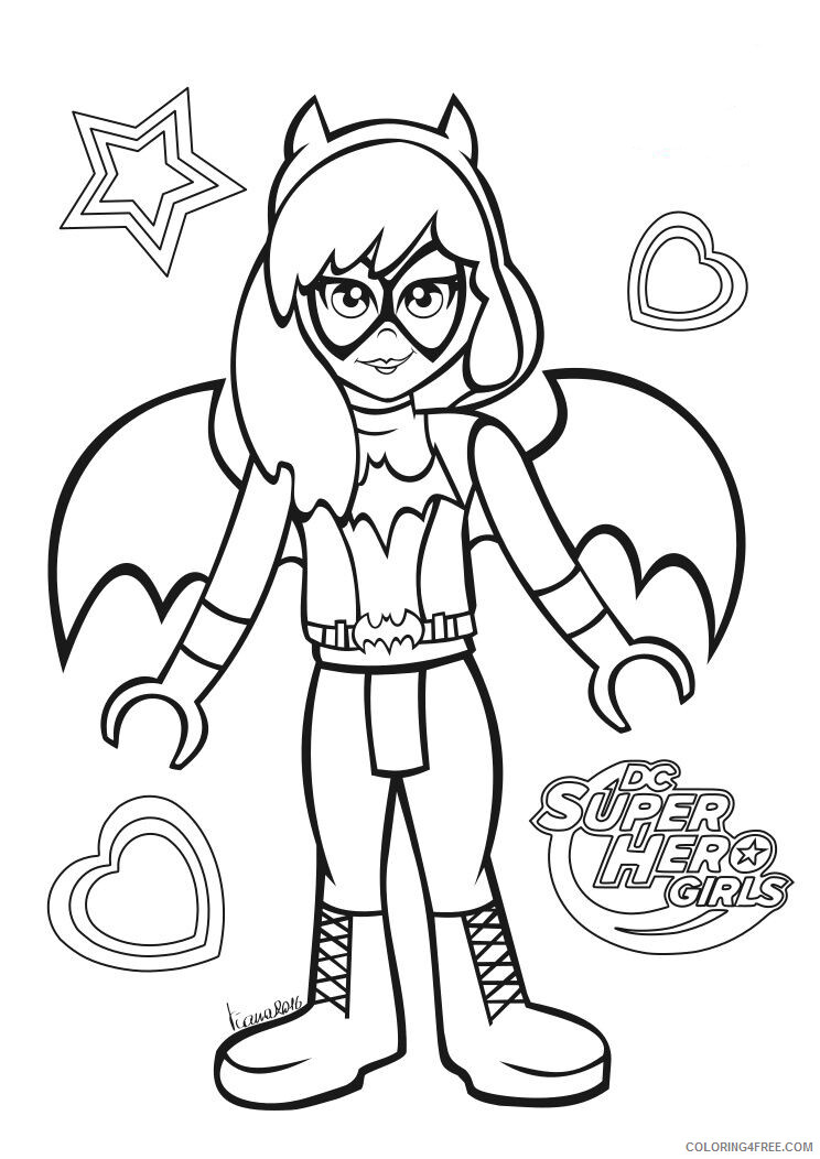 Girl Coloring Pages for Girls Super Girls Teens Printable 2021 0632 Coloring4free