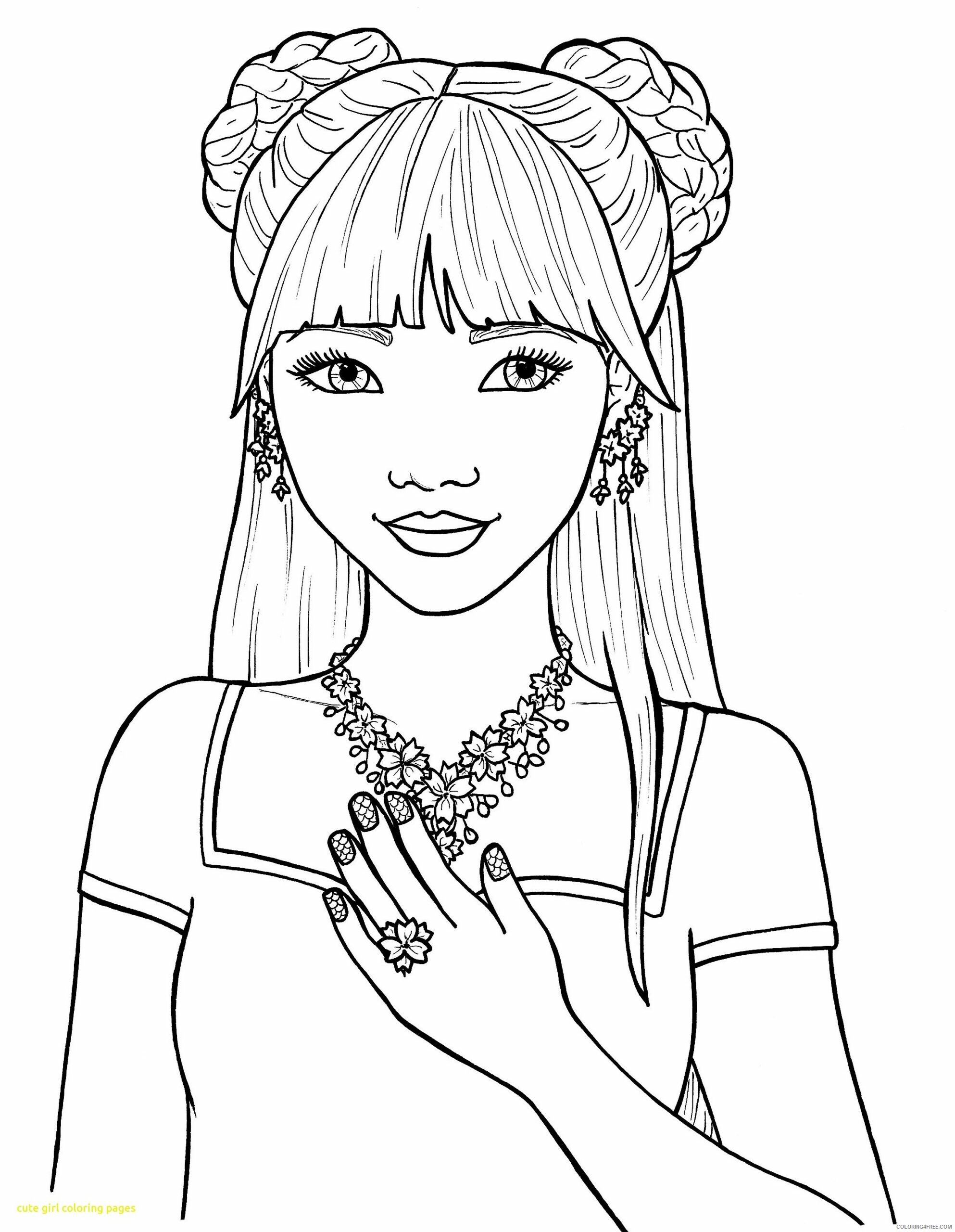 Girl Coloring Pages for Girls for Girls Free Printable 2021 0536 Coloring4free
