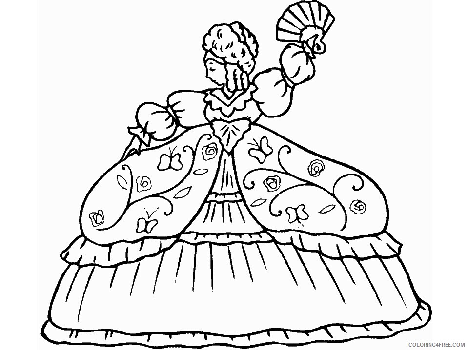 Girl Coloring Pages for Girls pretty18 Printable 2021 0602 Coloring4free