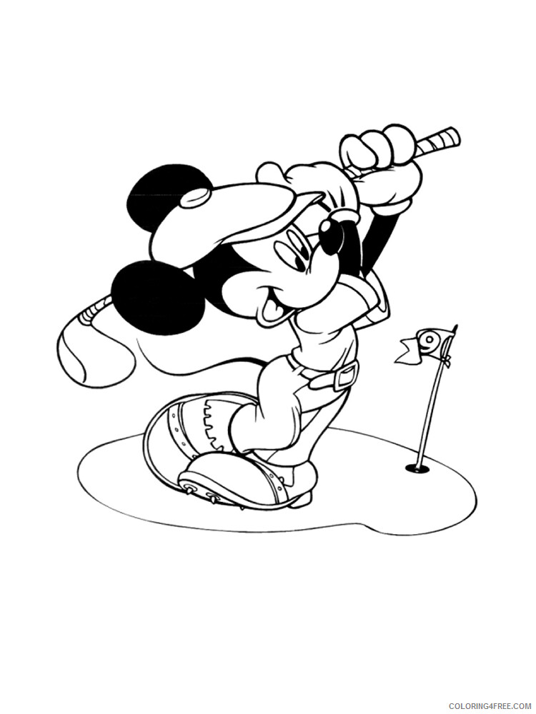 Golf Coloring Pages for Kids Golf 6 Printable 2021 303 Coloring4free