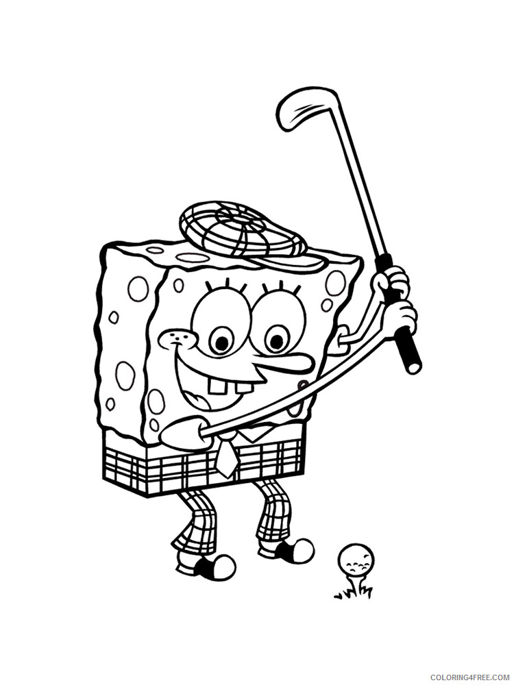 Golf Coloring Pages for Kids Golf 8 Printable 2021 305 Coloring4free
