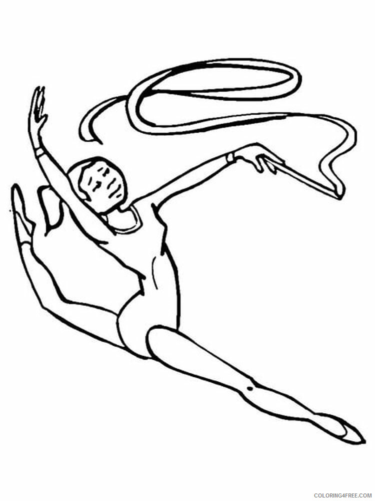 Gymnastics Coloring Pages for Girls Gymnastics 13 Printable 2021 0670 Coloring4free