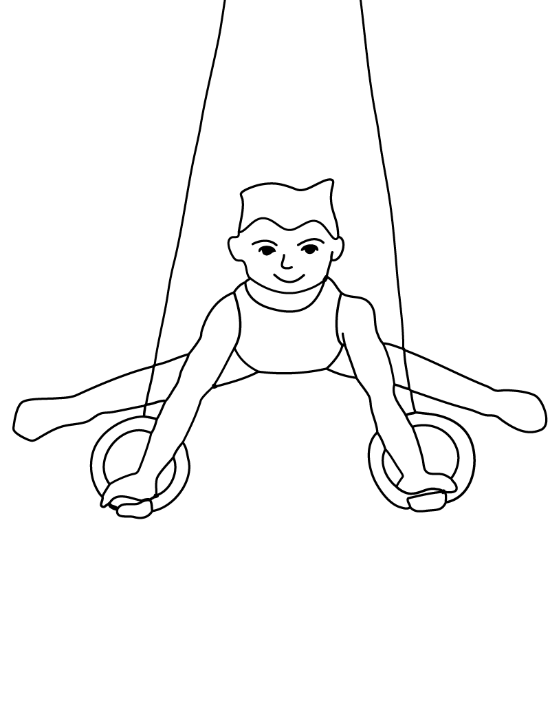 Gymnastics Coloring Pages for Girls Gymnastics Print Printable 2021 0683 Coloring4free