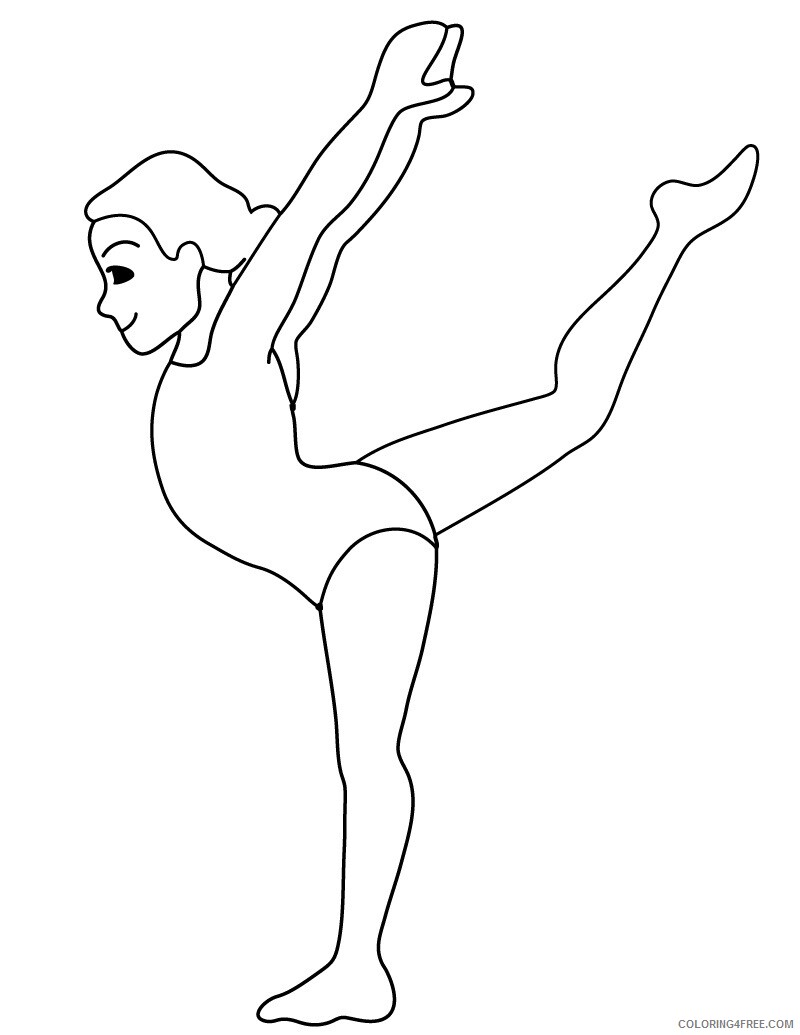 Gymnastics Coloring Pages for Girls Gymnastics Printable 2021 0668 Coloring4free