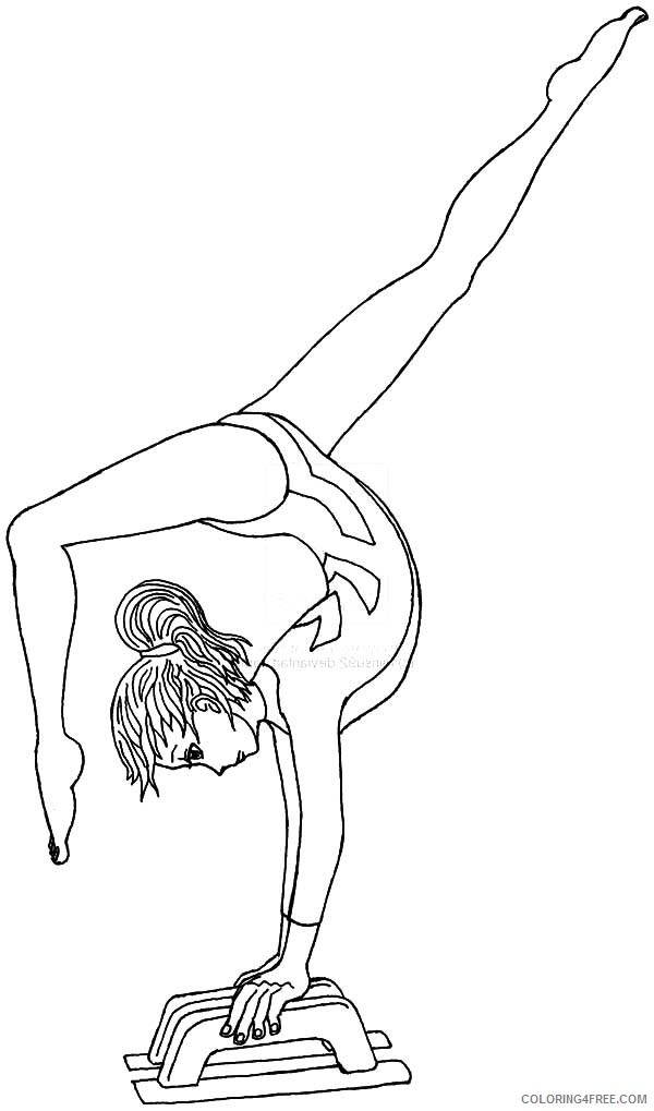 Gymnastics Coloring Pages for Girls Gymnastics to Print Printable 2021 0687 Coloring4free