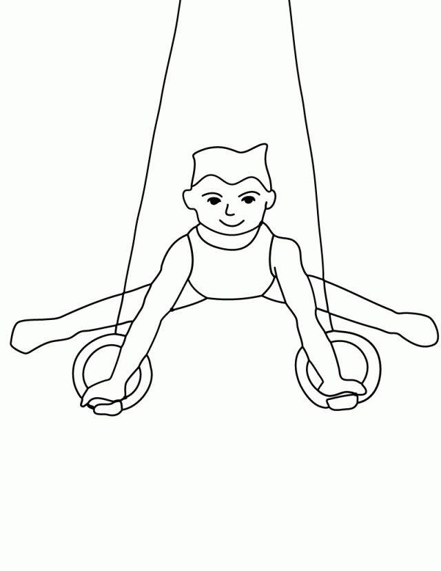 Gymnastics Coloring Pages for Girls Mens Gymnastics Rings Printable 2021 0690 Coloring4free