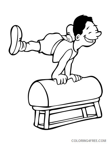 Gymnastics Coloring Pages for Girls Mens Gymnasticss Printable 2021 0689 Coloring4free