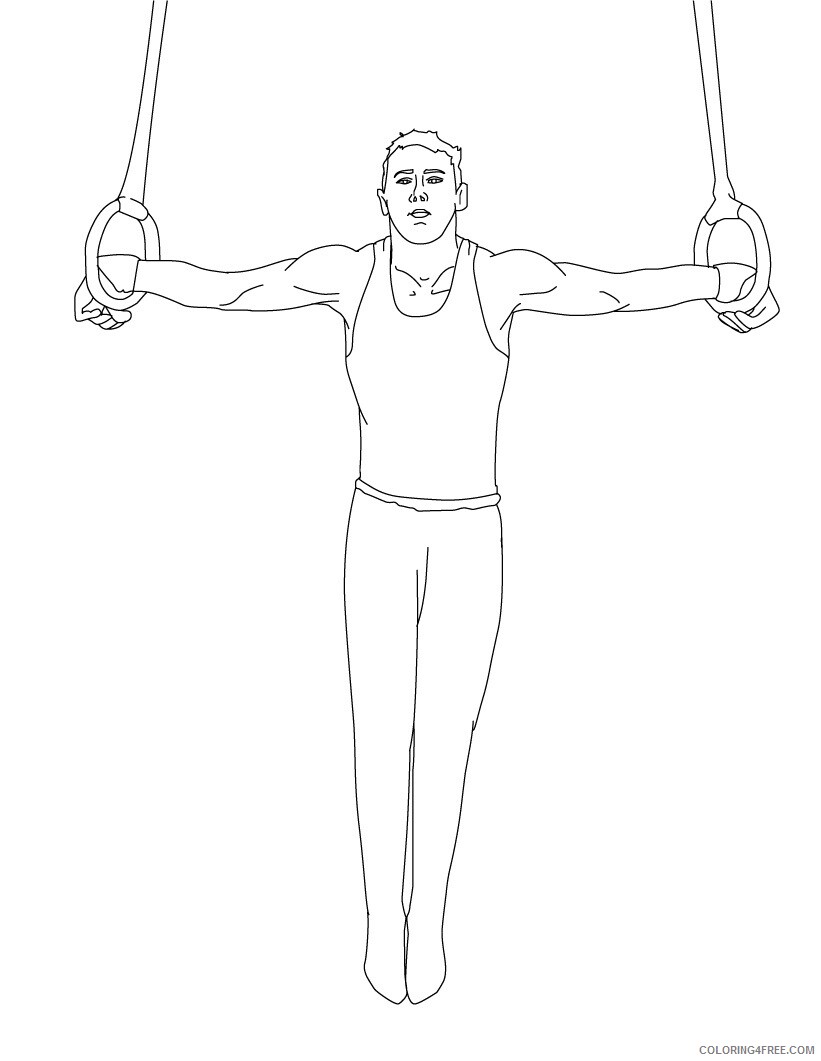 Gymnastics Coloring Pages for Girls Printable Gymnastic Printable 2021 0691 Coloring4free