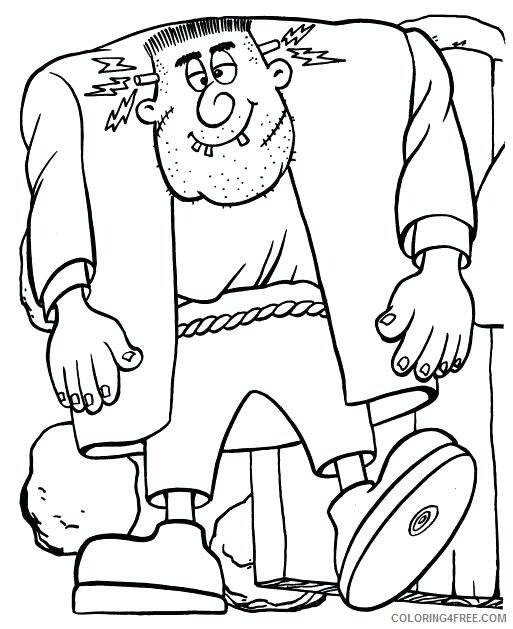 Halloween Coloring Pages Holiday 1539678841_halloween frankenstein halloween frankenstein Printable 2021 0593 Coloring4free