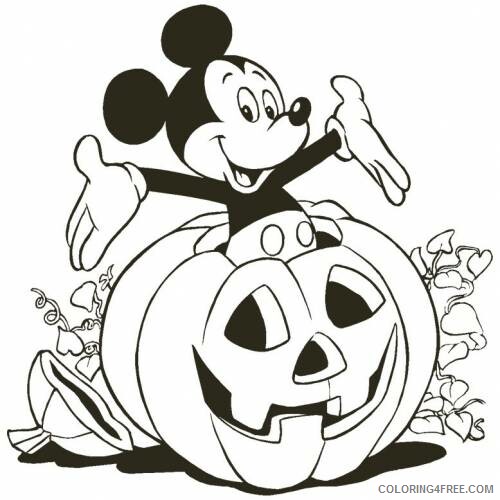 Halloween Coloring Pages Holiday Disney Halloween 2 Printable 2021 0616 Coloring4free