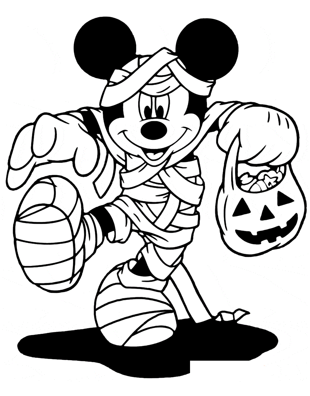 Halloween Coloring Pages Holiday Disney Halloween Printable 2021 0617 Coloring4free