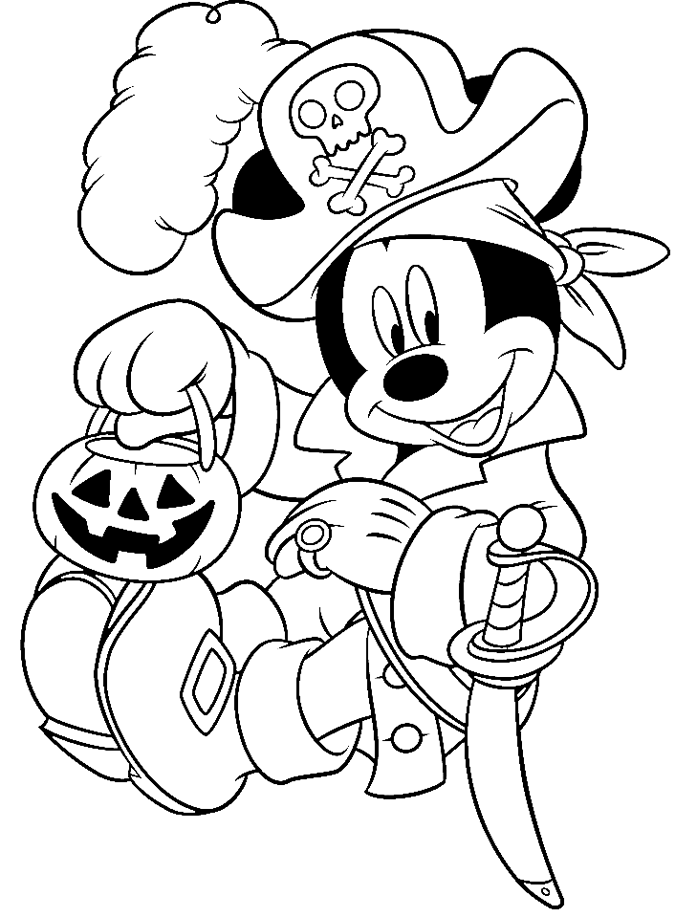 Halloween Coloring Pages Holiday Disney Halloween Printable 2021 0619 Coloring4free