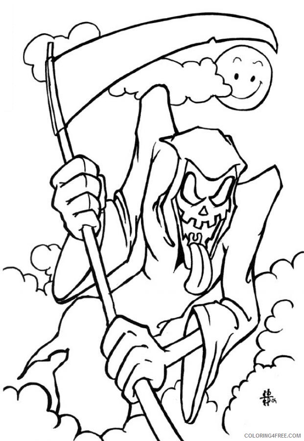 Halloween Coloring Pages Holiday Free Halloween For Kids Printable 2021 0622 Coloring4free