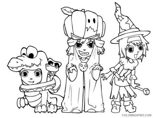 Halloween Coloring Pages Holiday Halloween Costumes Printable 2021 0664 Coloring4free