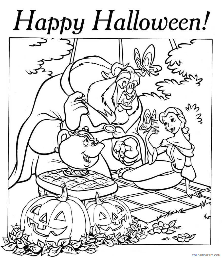 Halloween Coloring Pages Holiday Happy Halloween Disney Printable 2021 0680 Coloring4free
