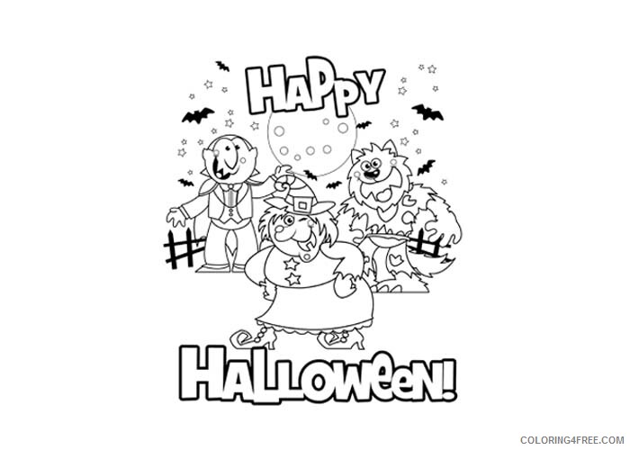 Halloween Coloring Pages Holiday Happy Halloween Printable 2021 0677 Coloring4free
