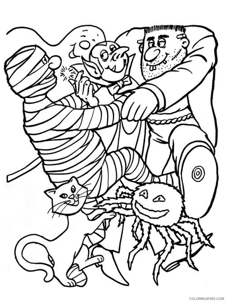 Halloween Coloring Pages Holiday halloween 5 Printable 2021 0652 Coloring4free