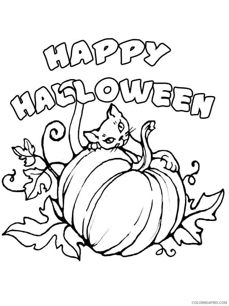 Halloween Coloring Pages Holiday halloween 7 Printable 2021 0653 Coloring4free