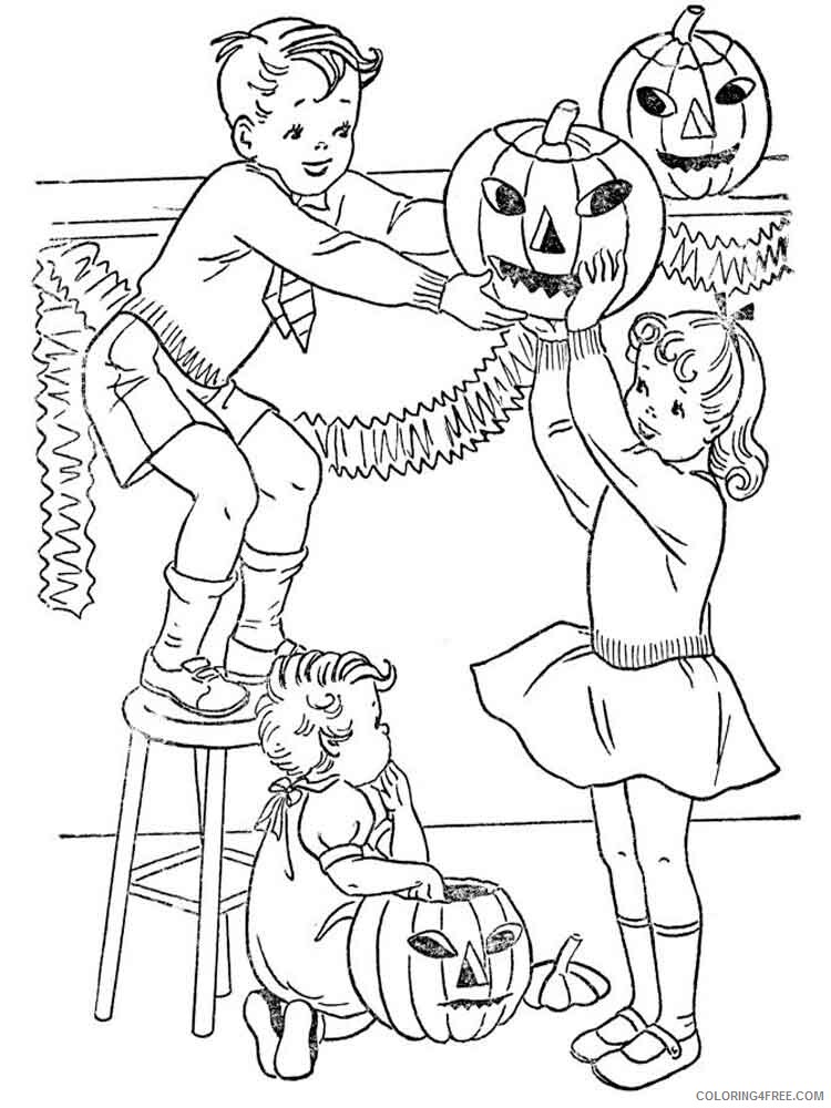Halloween Coloring Pages Holiday halloween 8 Printable 2021 0654 Coloring4free