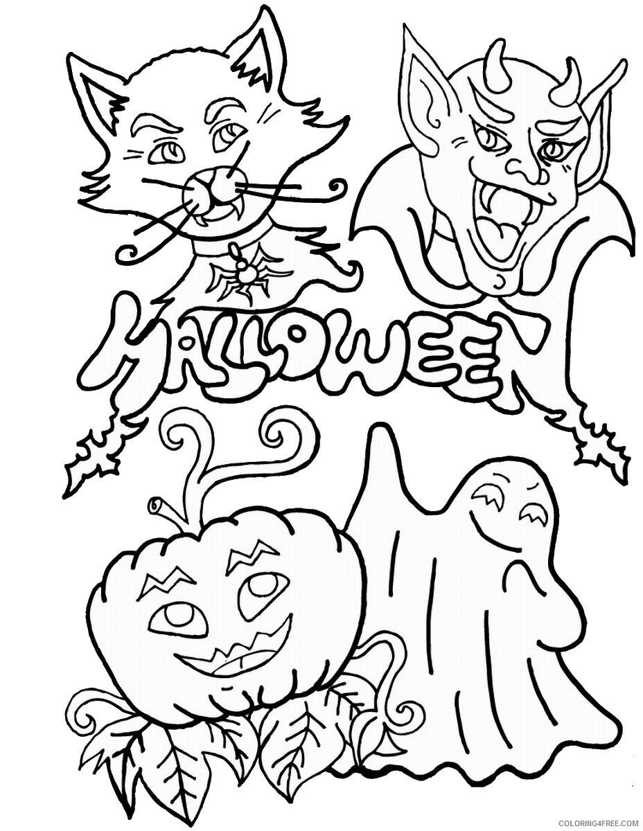 Halloween Coloring Pages Holiday halloween_coloring15 Printable 2021 0627 Coloring4free