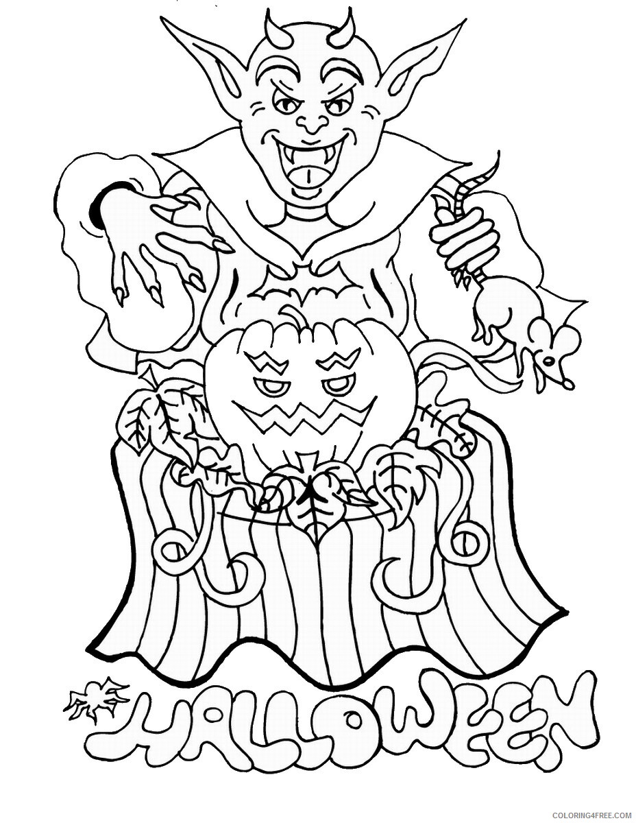 Halloween Coloring Pages Holiday halloween_coloring3 Printable 2021 0638 Coloring4free