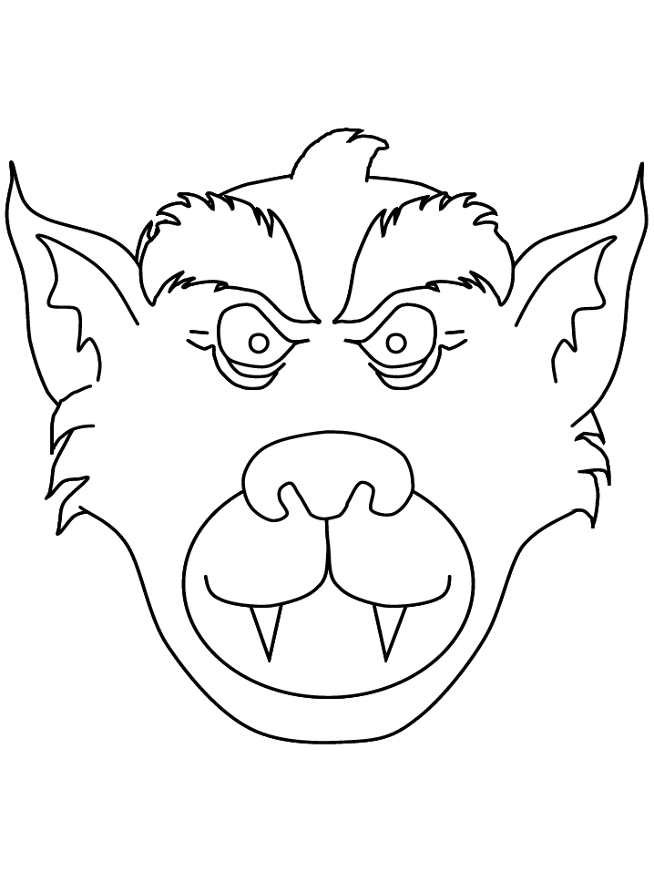 Halloween Coloring Pages Holiday werewolf Printable 2021 0688 Coloring4free