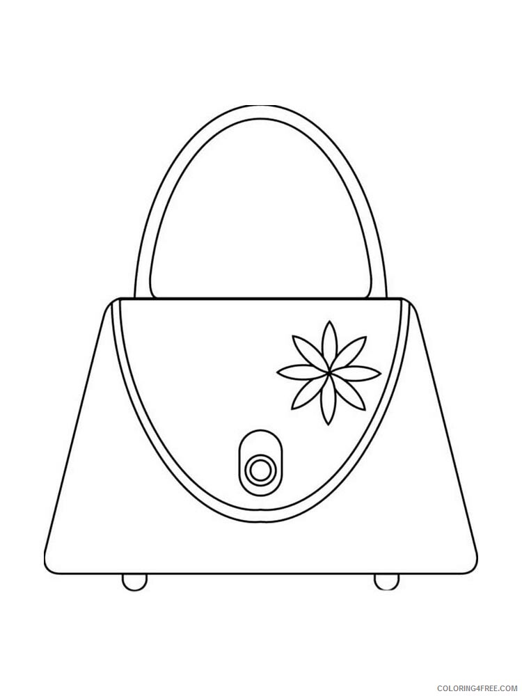 Handbag Coloring Pages for Girls handbag 24 Printable 2021 0705 Coloring4free