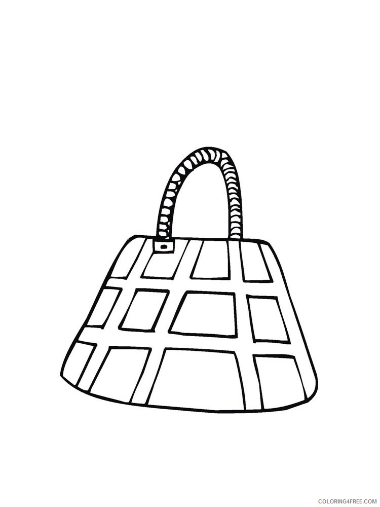 Handbag Coloring Pages for Girls handbag 29 Printable 2021 0710 Coloring4free