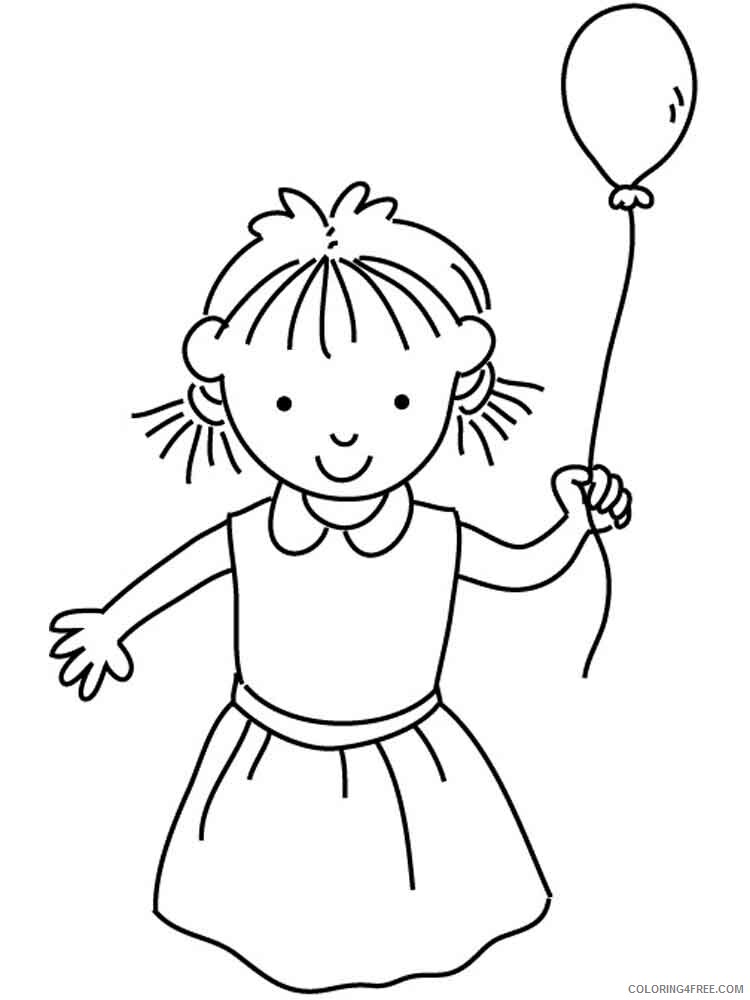 Happy Coloring Pages for Girls happy girl 12 Printable 2021 0722 Coloring4free