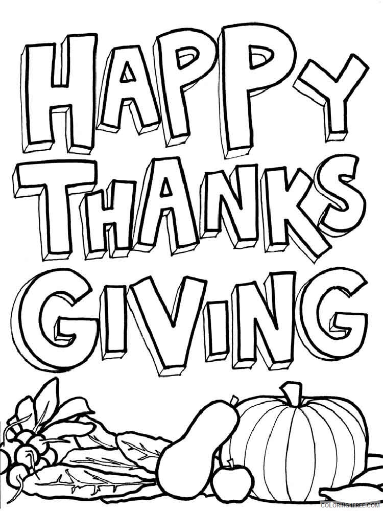 Happy Thanksgiving Coloring Pages Holiday happy thanksgiving 10 Printable 2021 0756 Coloring4free