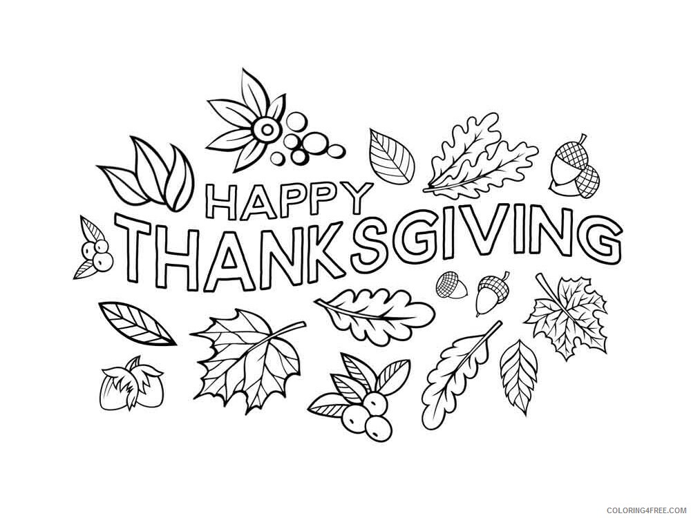 Happy Thanksgiving Coloring Pages Holiday happy thanksgiving 9 Printable 2021 0761 Coloring4free