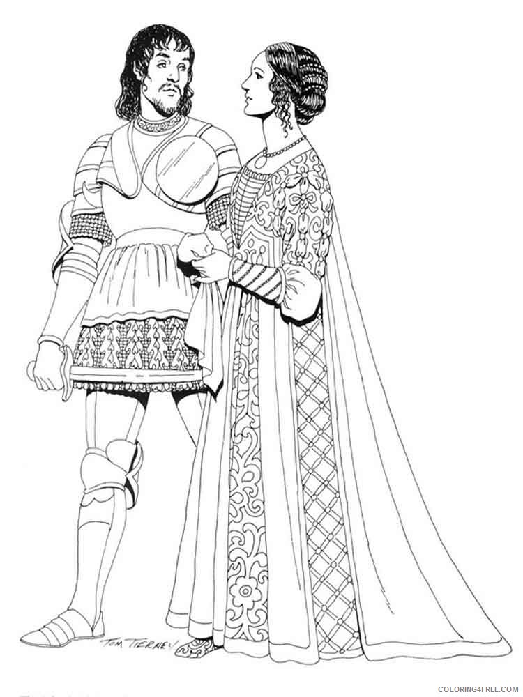 Historical Fashion Coloring Pages for Girls Printable 2021 0735 Coloring4free
