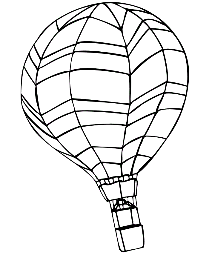 Hot Air Balloon Coloring Pages for Kids Photos Printable 2021 333 Coloring4free