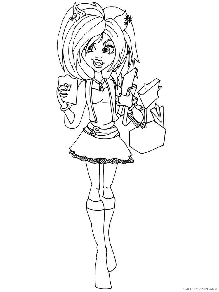 Howleen Wolf Coloring Pages for Girls howleen wolf 3 Printable 2021 0749 Coloring4free