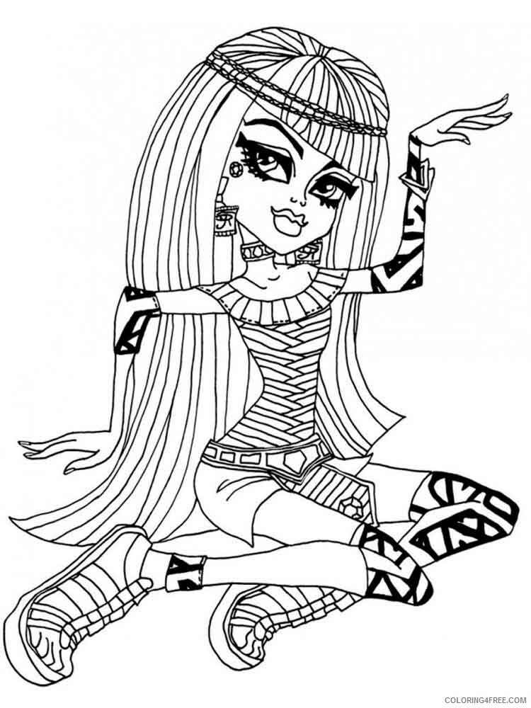 Howleen Wolf Coloring Pages for Girls howleen wolf 4 Printable 2021 0750 Coloring4free