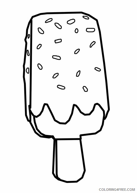 Ice Cream Coloring Pages for Kids Ice Cream Bar Dessert Printable 2021 368 Coloring4free