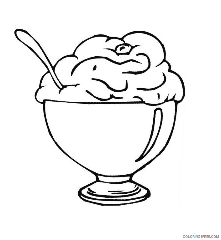 Ice Cream Coloring Pages for Kids Ice Cream Printable 2021 344 Coloring4free