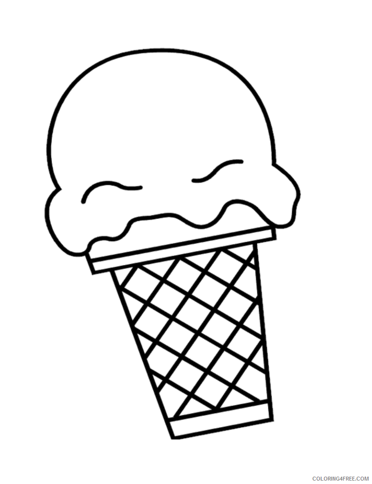Ice Cream Coloring Pages for Kids Ice Cream Printable 2021 391 Coloring4free