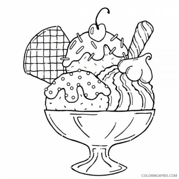 Ice Cream Coloring Pages for Kids Ice Cream Sheets Printable 2021 393 Coloring4free